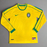 Brazil 1998 Home Retro Jersey FULL SLEEVE
