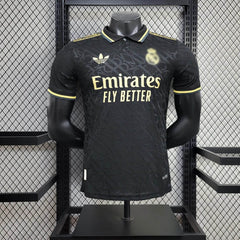 RL Madrid Black & Gold Special Edition Jersey PLAYER VERSION