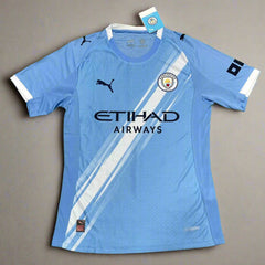 Manchester City Football Jersey Home 25 26 NEW Season PLAYER VERSION