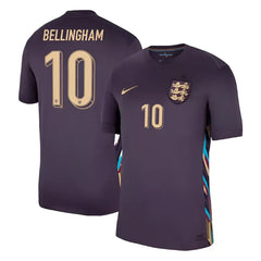 England BELLINGHAM 10 Away Jersey EURO 2024