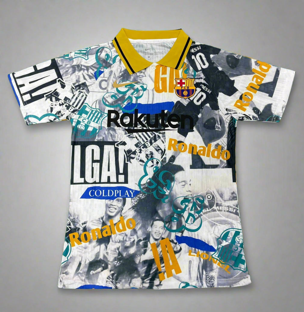 FC Barcelona Graffiti Polo Jersey 25 26 Season PLAYER VERSION