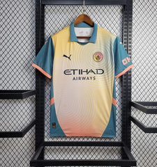 Manchester City Football Jersey Fourth 24 25 Season