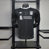 Liverpool Black Goal Keeper Jersey 25 26 Season PLAYER VERSION