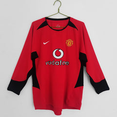 Manchester United 2002-04 Home Retro Jersey FULL SLEEVE