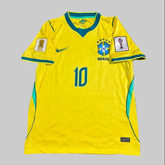 Brazil NEYMAR 10 Home Jersey World Cup 2026 With FIFA WC Patch