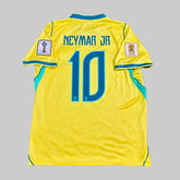 Yellow sports jersey with 'NEYMAR JR' and number '10'.