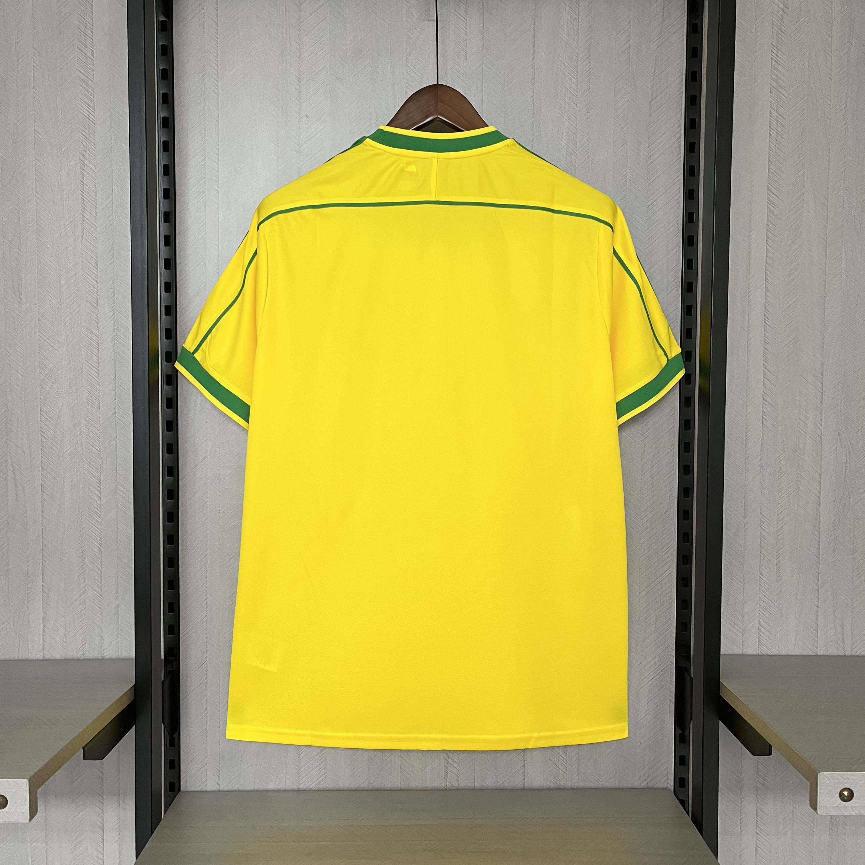 Brazil 1998 Home Retro Jersey