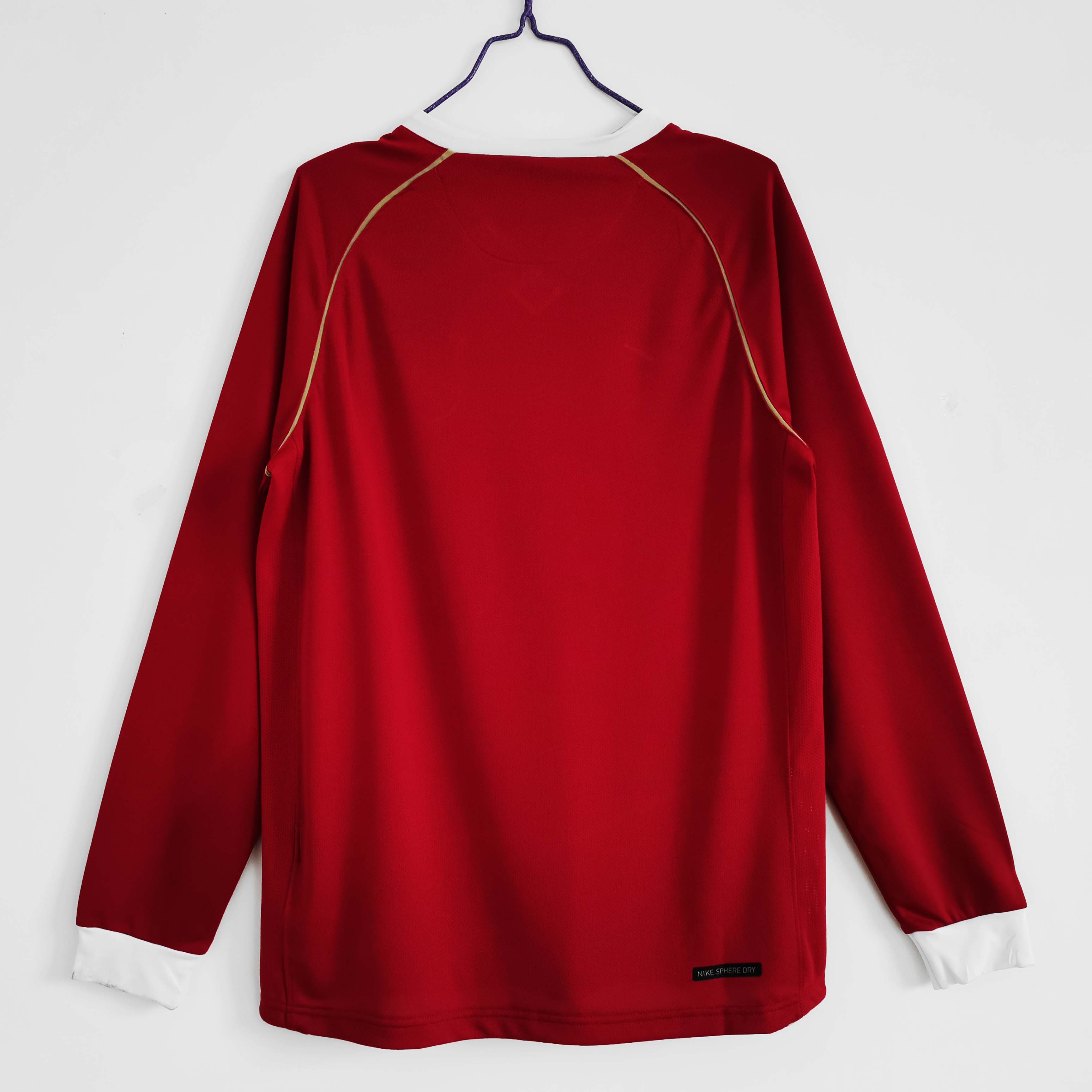 Manchester United 2006/07 Home Retro Jersey FULL SLEEVE