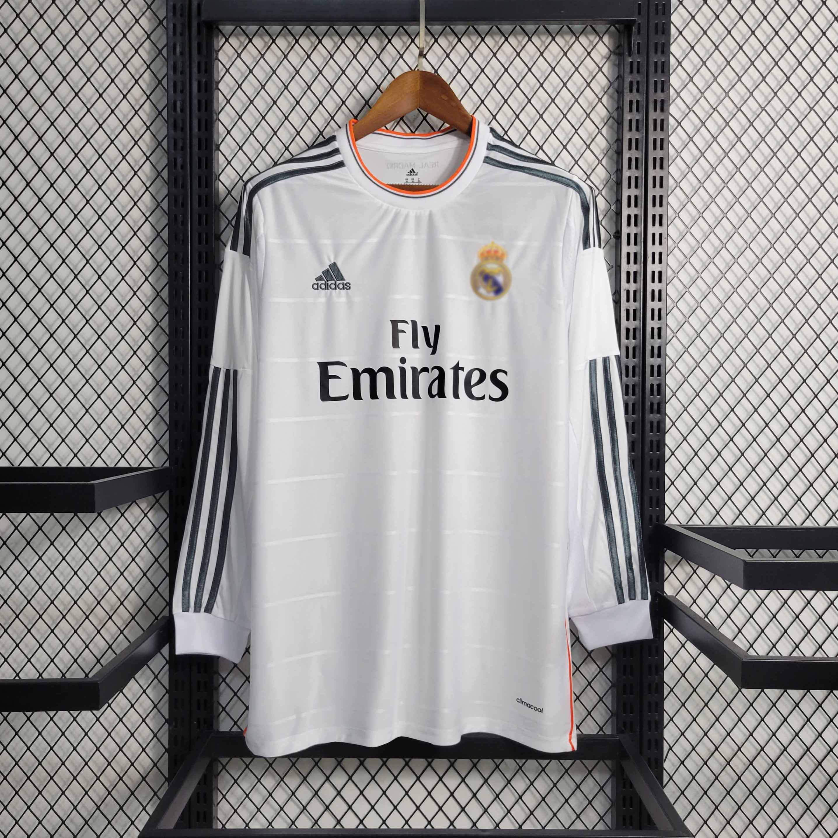 RL Madrid 2013-14 Home Retro Jersey FULL SLEEVE