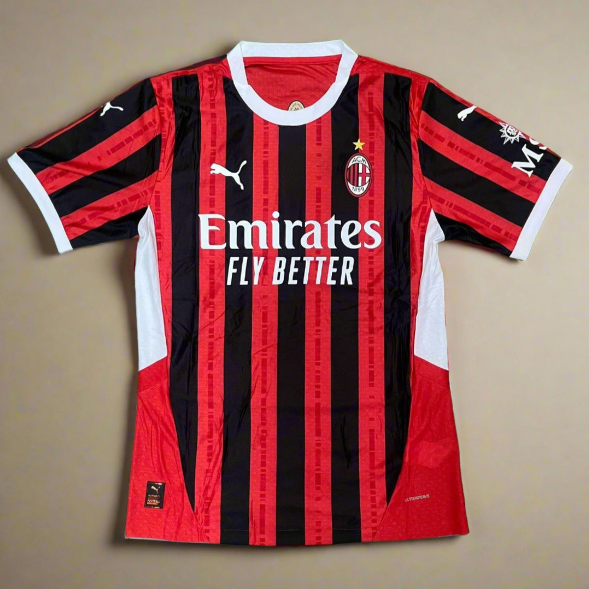 AC Milan Football Jersey Home 24 25 Season PLAYER VERSION