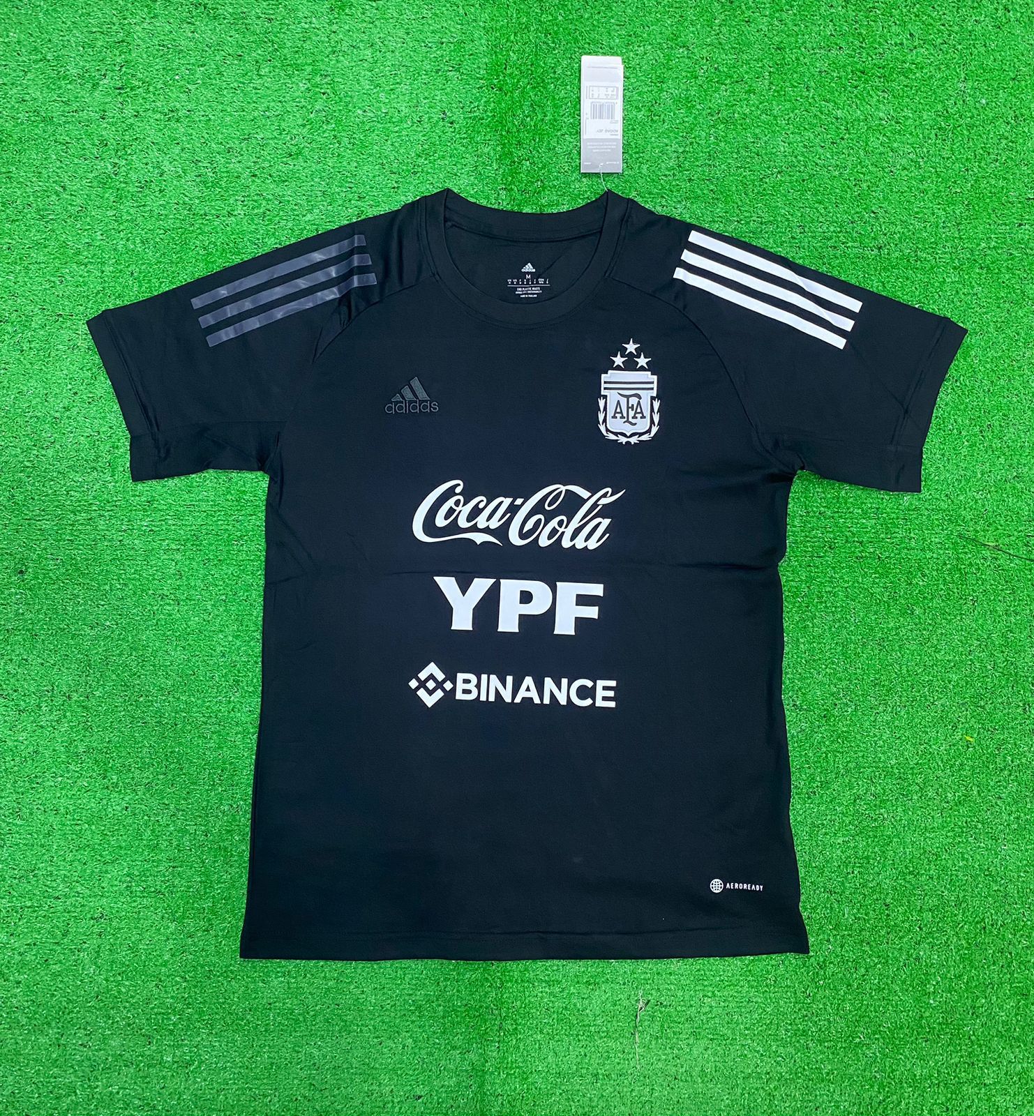 Argentina Black Coca Cola Pre Match Jersey 2023 Season