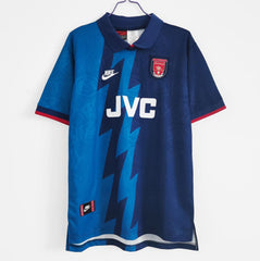 Arsenal 1995-96 JVC Blue Retro Jersey