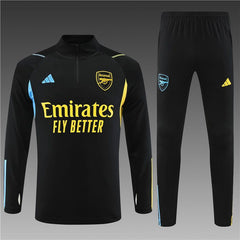 Arsenal Black Training Suit 23 24 Season