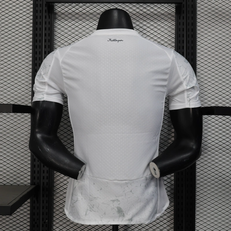 Manchester City Football Jersey Away White 25 26 Season PLAYER VERSION