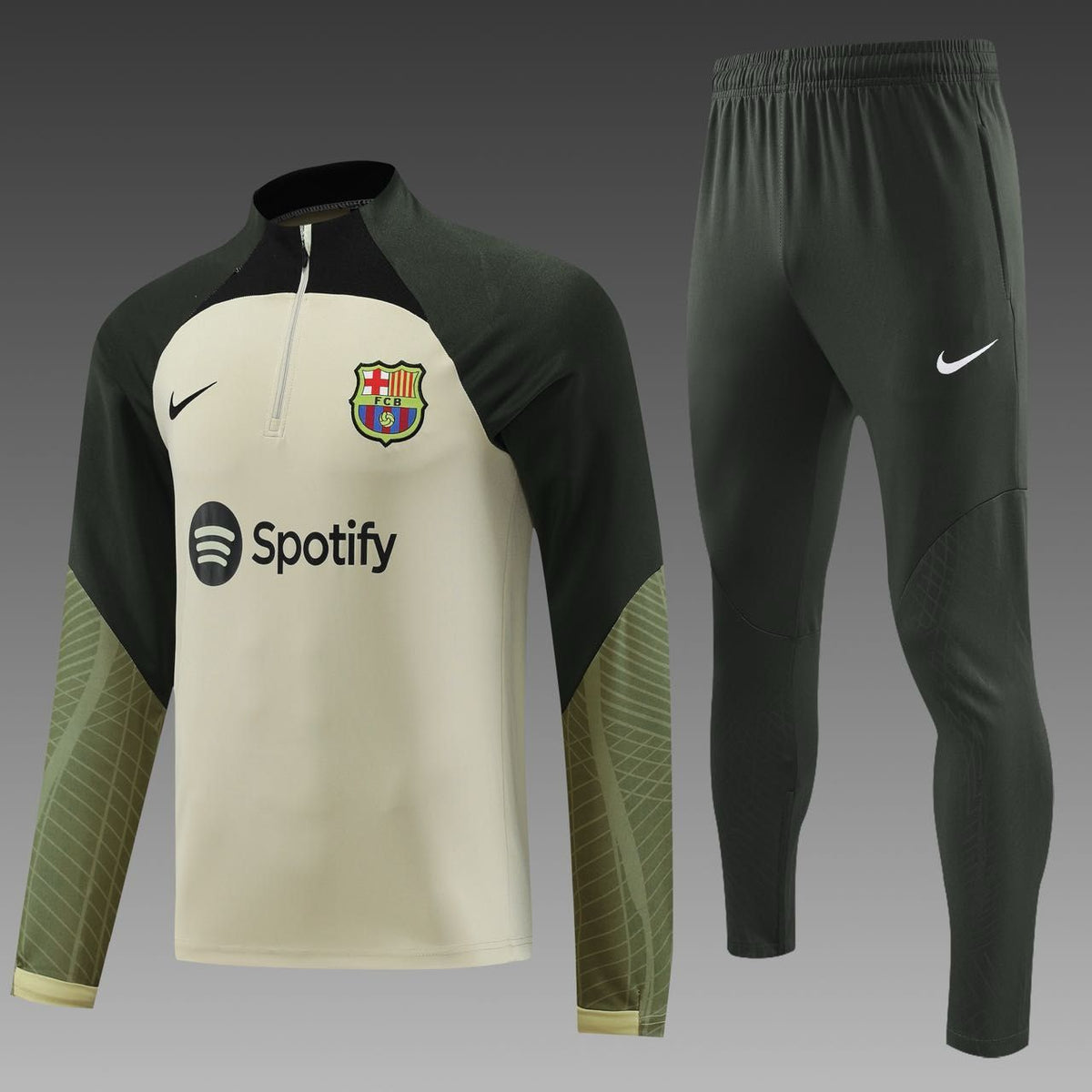 Barcelona Green Training Suit 23 24 Season