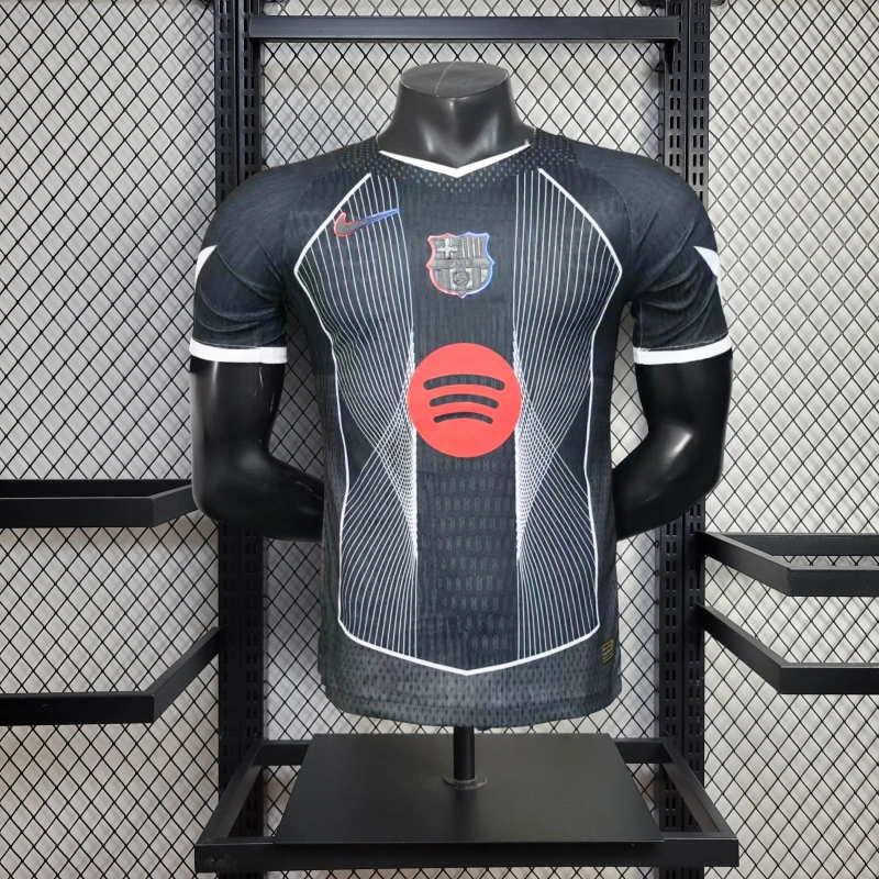 Barcelona Black Special Edition Jersey PLAYER VERSION