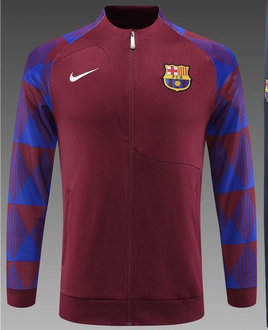 Barcelona Maroon Jacket 23 24 Season
