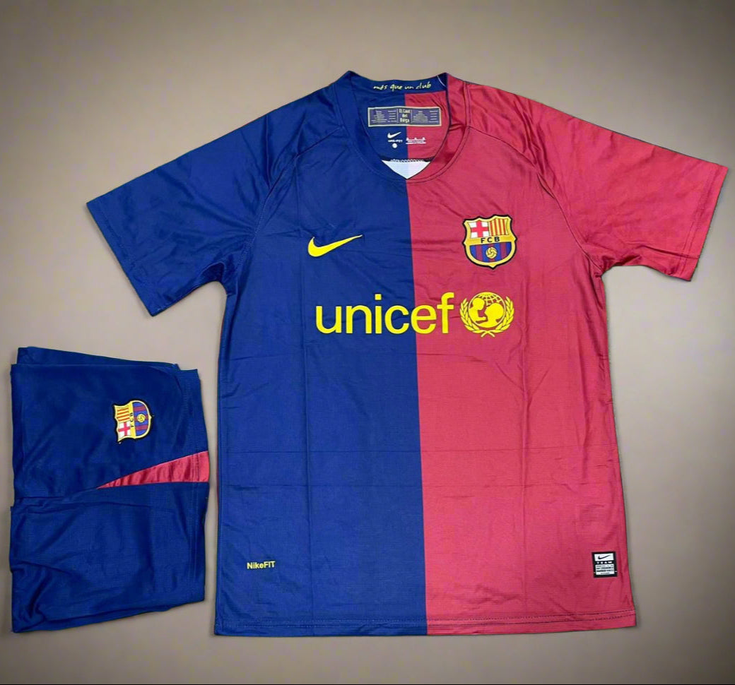 Barcelona 2009 CL Final Home Retro Jersey [SET]