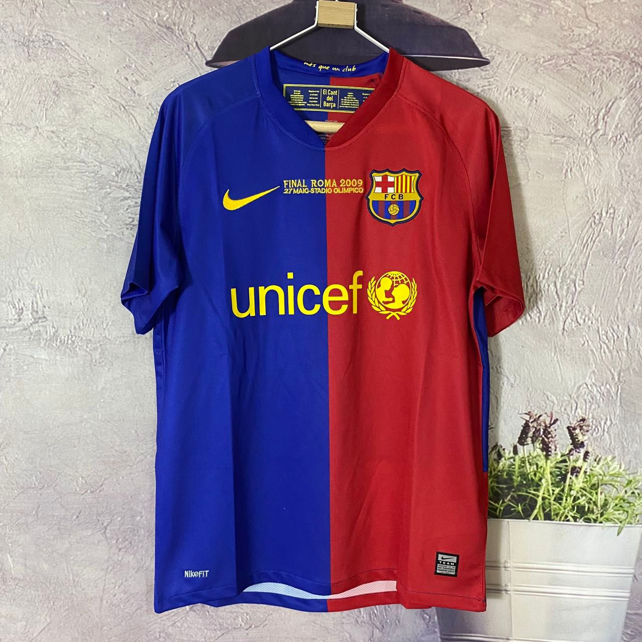 Barcelona 2009 Champions League Final Home Retro Jersey