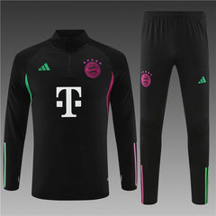 Bayern Munich Black Training Suit 23 24 Season