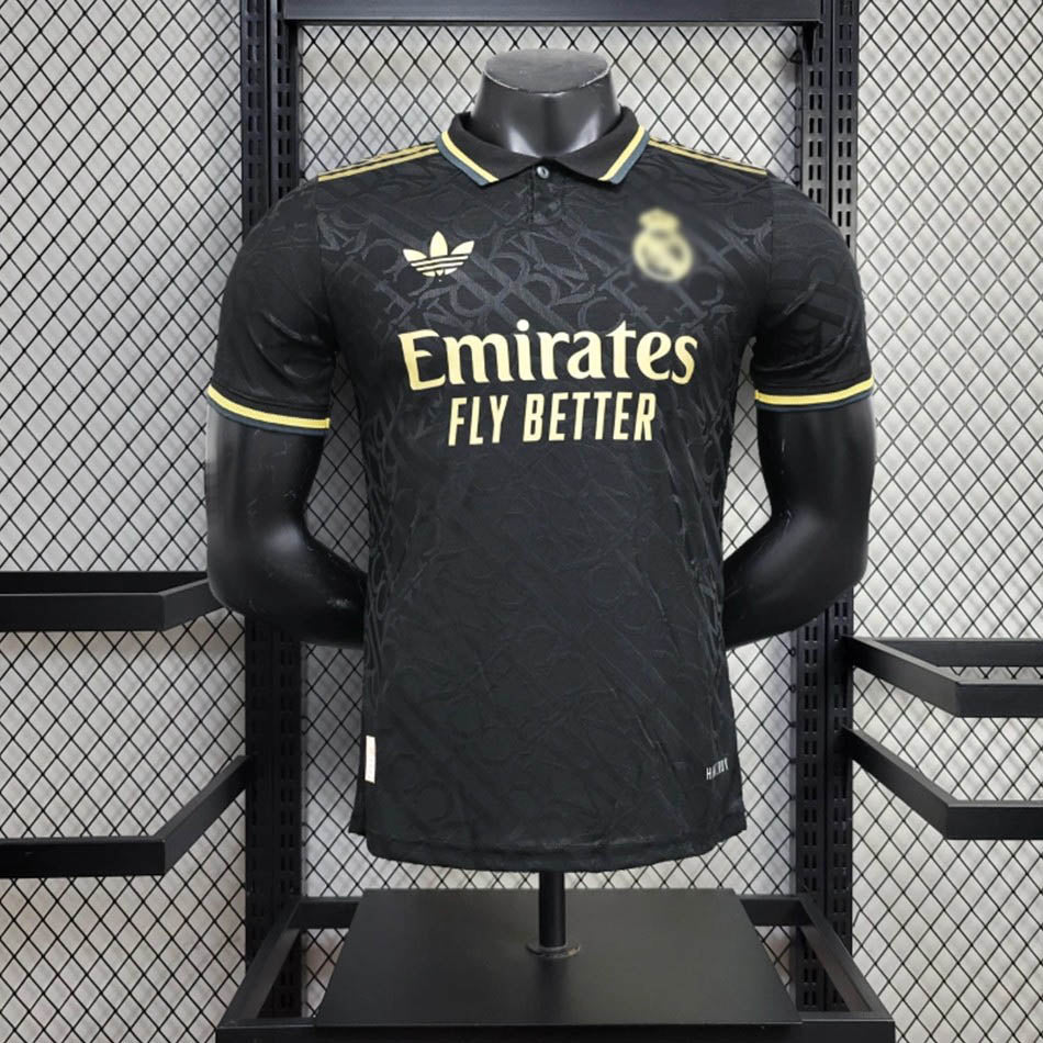 RL Madrid Black & Gold Special Edition Jersey PLAYER VERSION
