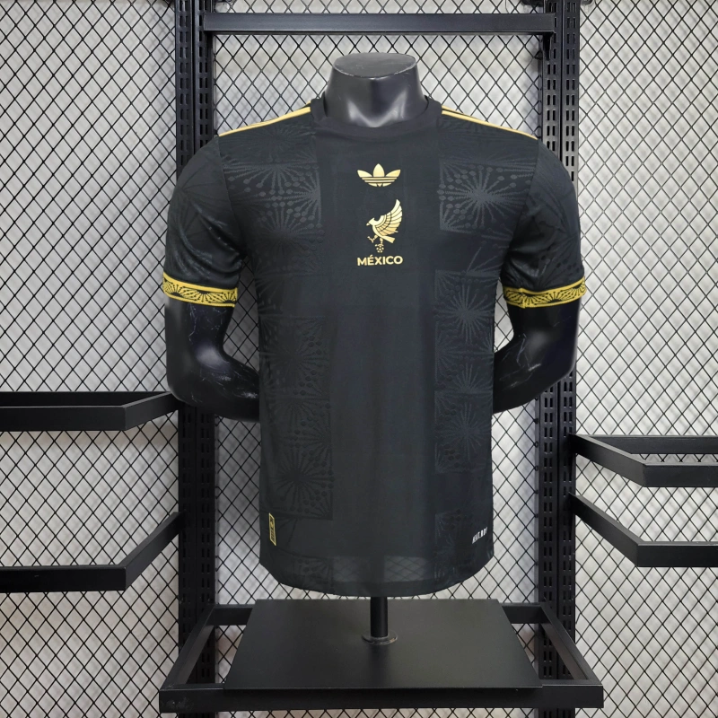 Mexico Black & Gold Special Edition Jersey PLAYER VERSION