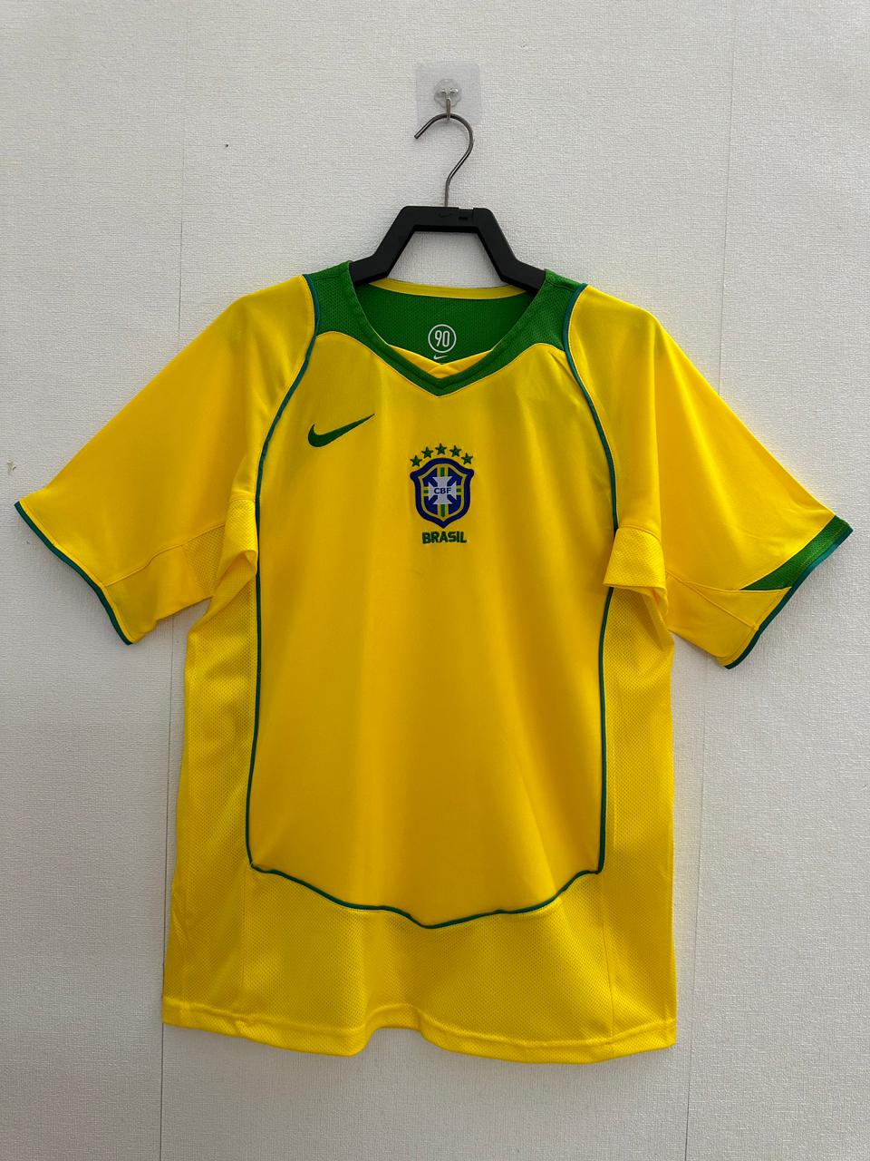Brazil 2004-05 Home Retro Jersey