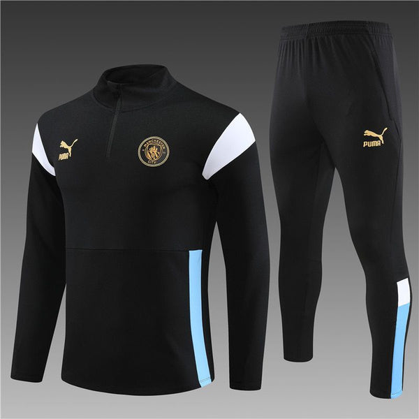 Order MANCHESTER CITY 2023-2024 BLACK TRAINING SUIT - SLEEVELESS SET Online  From JERSEY STORE 11 KOLKATA,Kolkata