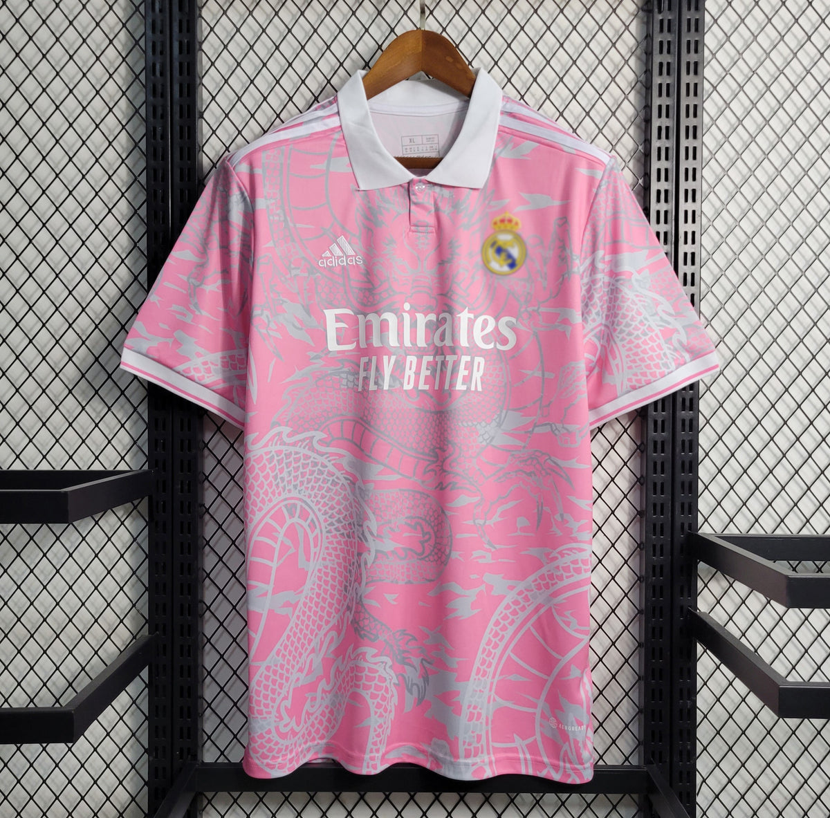 R Madrid Pink Dragon Jersey 22 23 Season