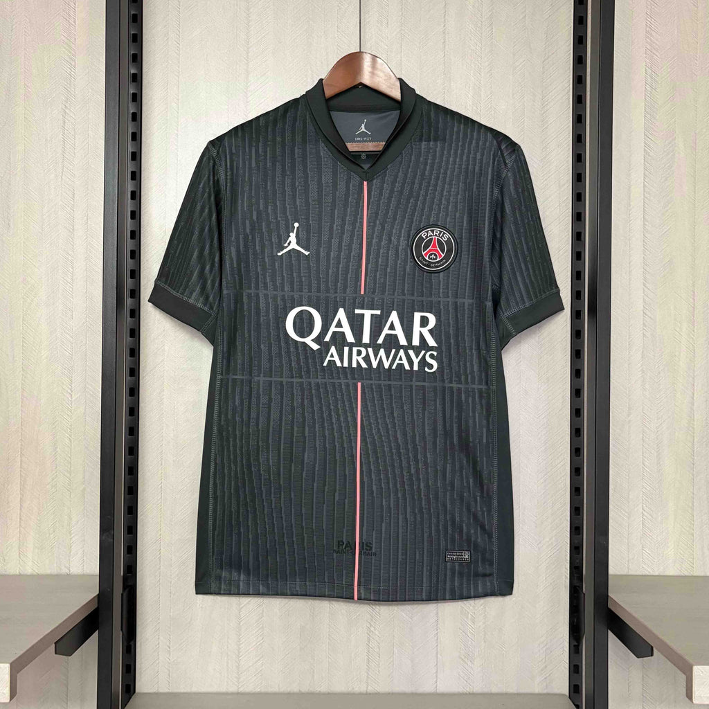 psg black jordan jersey