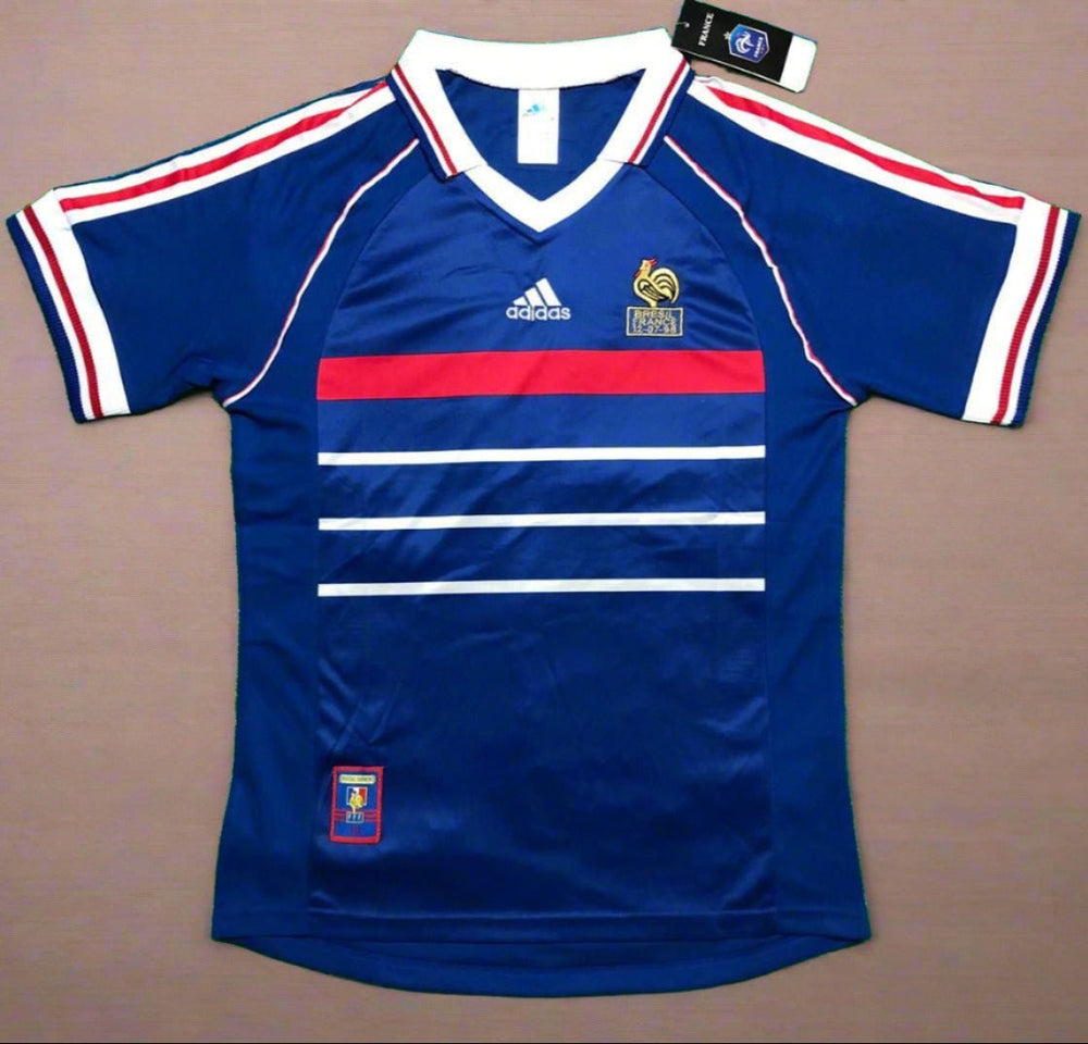 France1998WorldCupHomeRetroJersey