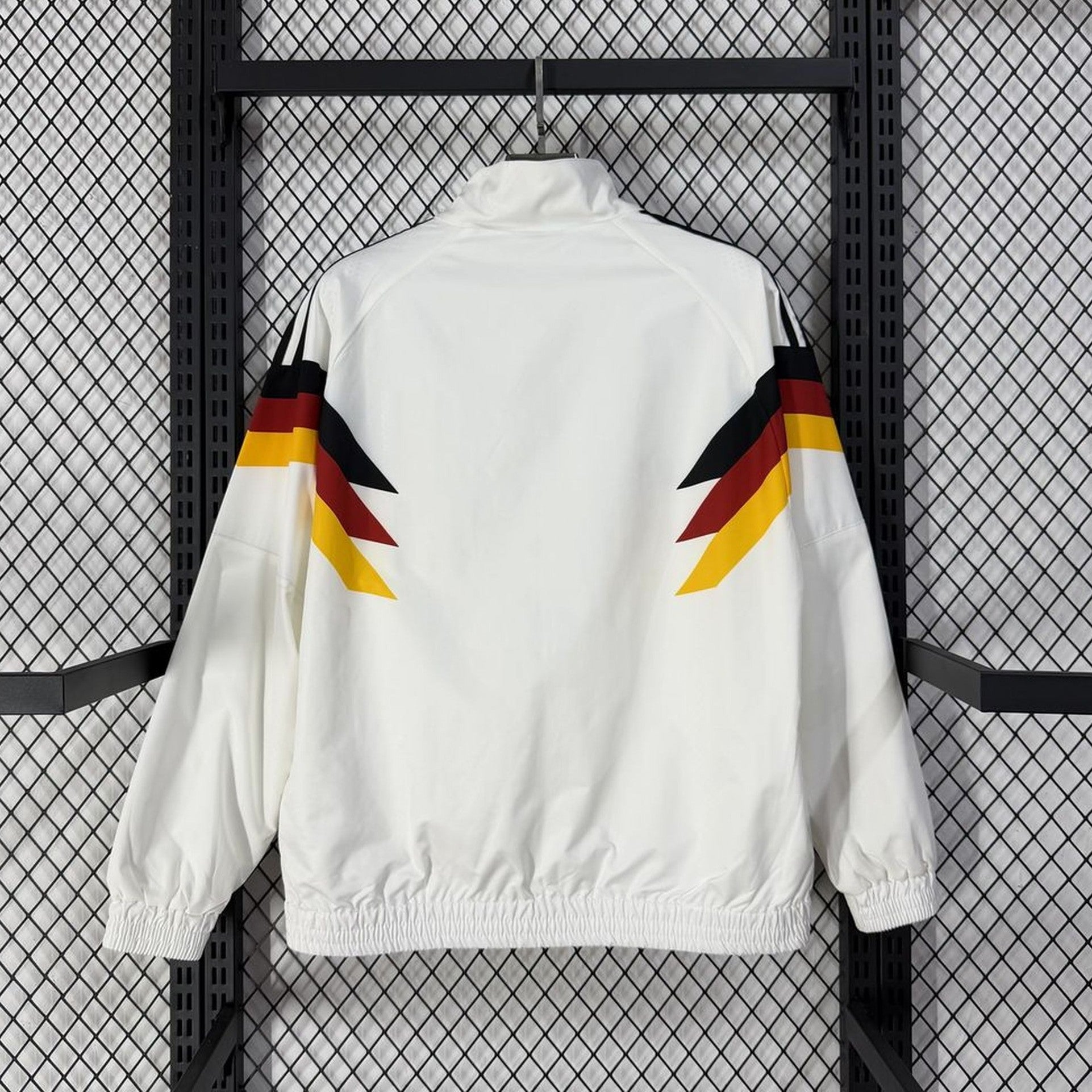 Germany 1990 White Retro Windbreaker