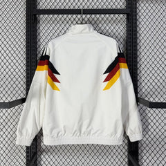 Germany 1990 White Retro Windbreaker