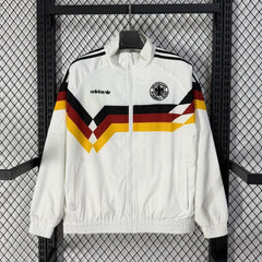 Germany 1990 White Retro Windbreaker