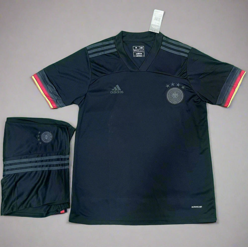 Germany Away Black Jersey EURO 2020 [Jersey + Shorts]