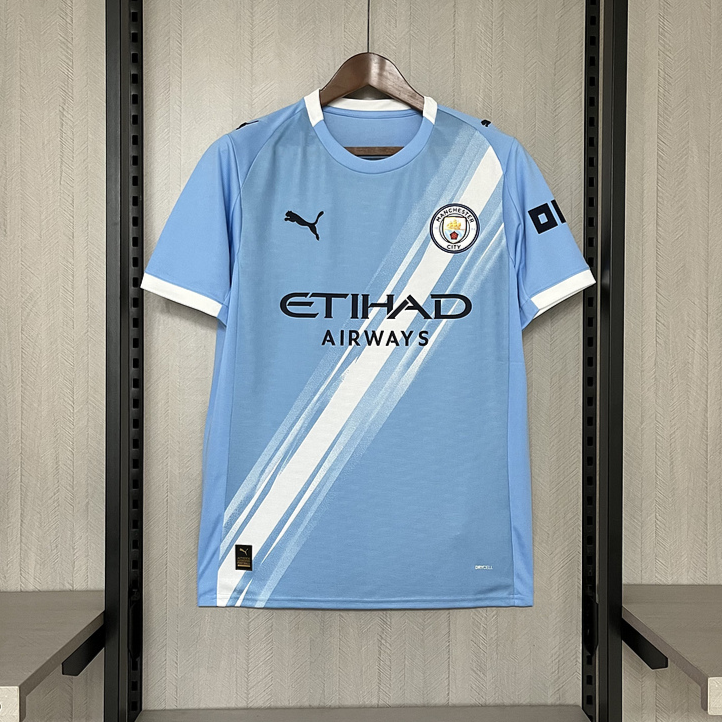 Manchester City Football Jersey Home 25 26 Season
