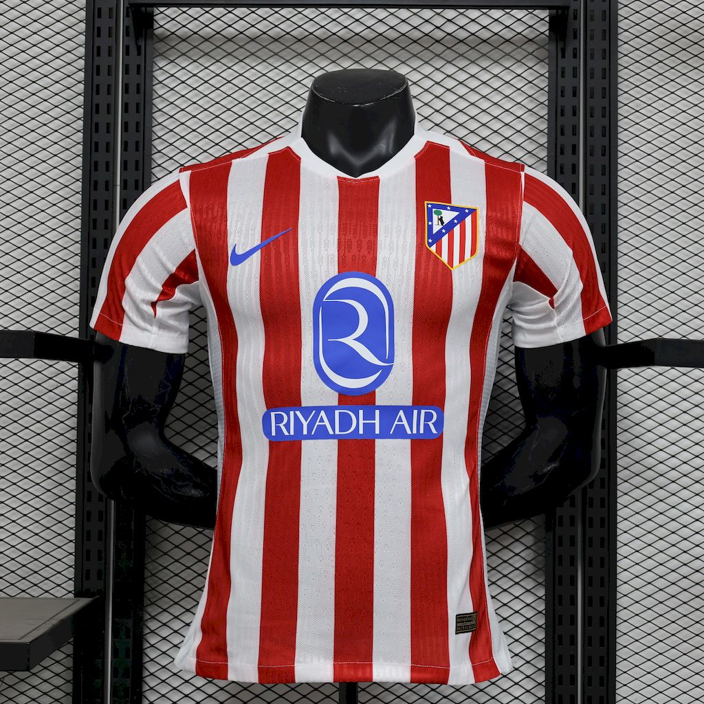 Atletico Madrid Jersey Home 25 26 Season PLAYER VERSION