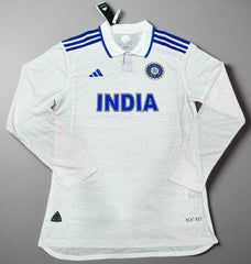 India Test Cricket Jersey 2024 FULL SLEEVE PLAYER VERSION