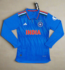 India Cricket World Cup TRICOLOR 2023 Jersey FULL SLEEVE PLAYER VERSION