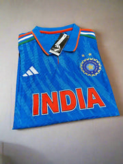 India Cricket World Cup TRICOLOR 2023 Jersey FULL SLEEVE PLAYER VERSION