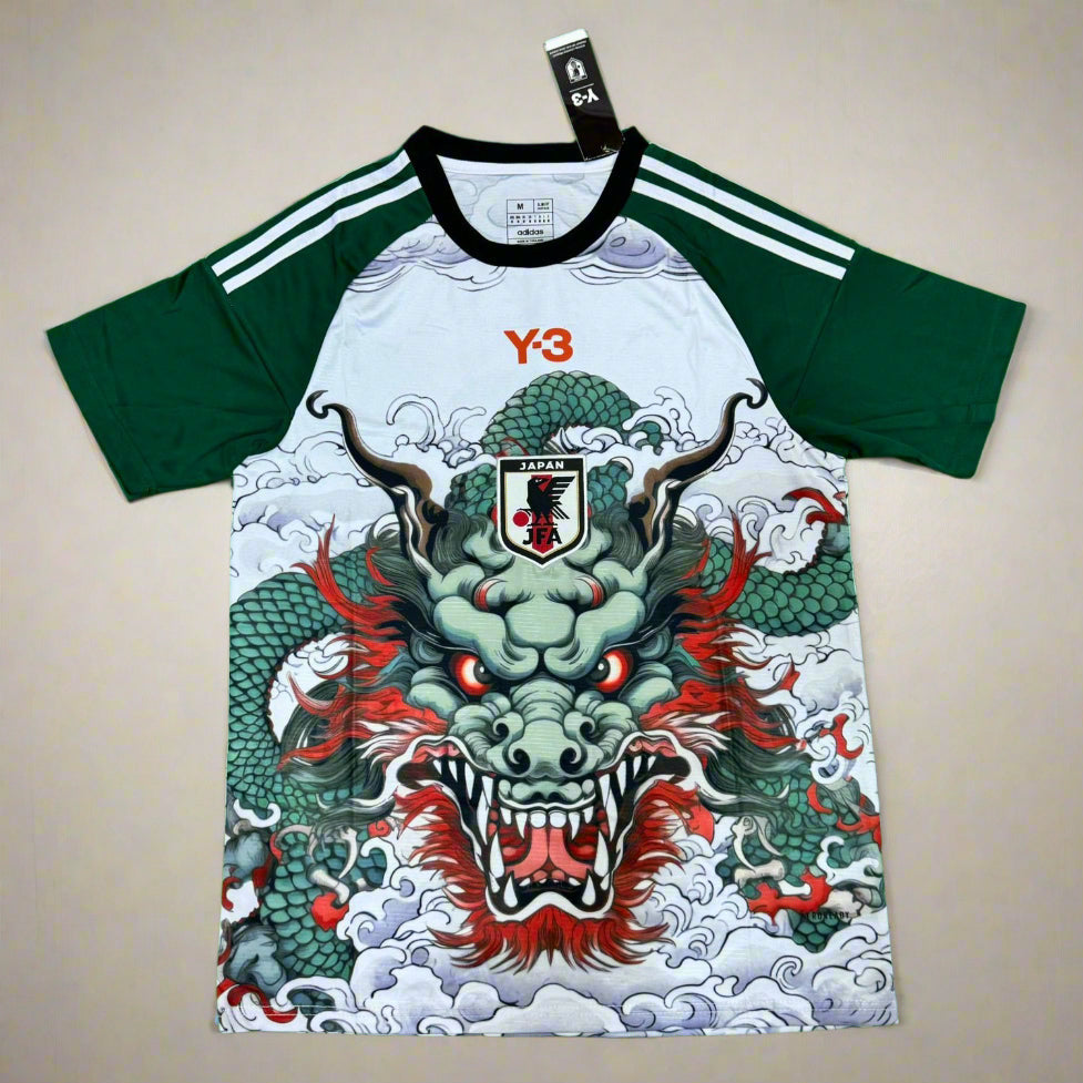 Japan Y-3 Green Dragon Special Edition Jersey