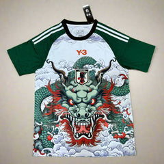 Japan Y-3 Green Dragon Special Edition Jersey