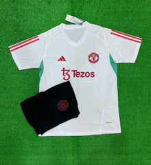 Manchester United White Training Jersey Set