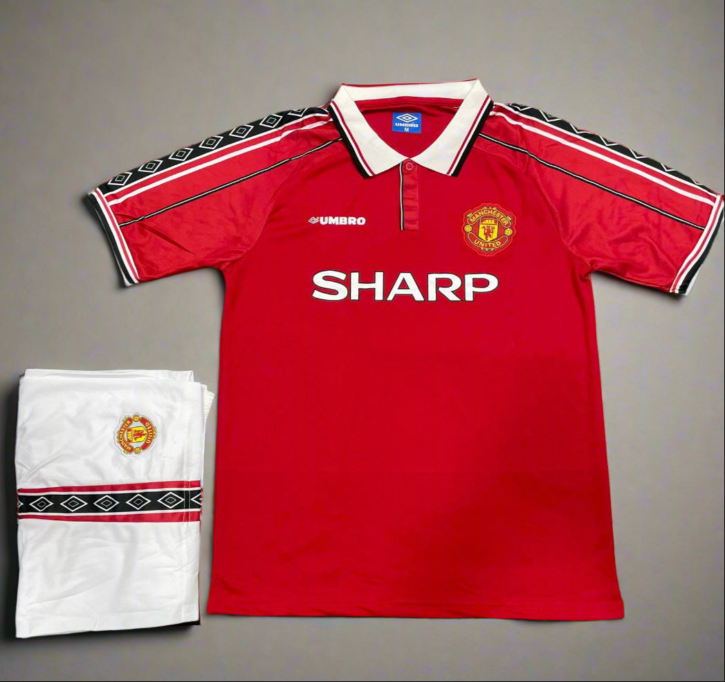Manchester United 1998 Home Retro Jersey [SET]