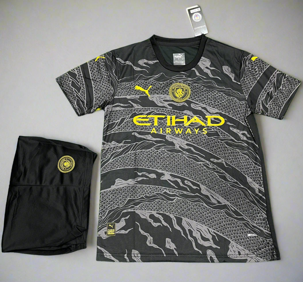 Manchester City Black Dragon Limited Edition Jersey [Jersey + Shorts]