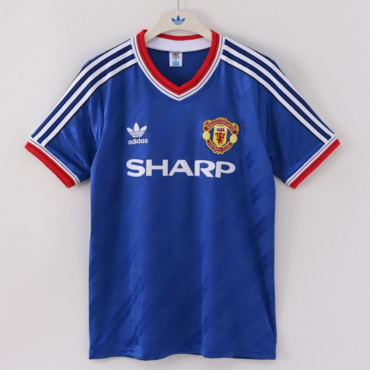 Manchester United 1986-88 Third Blue Retro Jersey