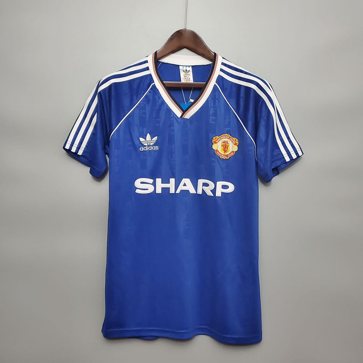 Manchester United 1988-90 Third Blue Retro Jersey