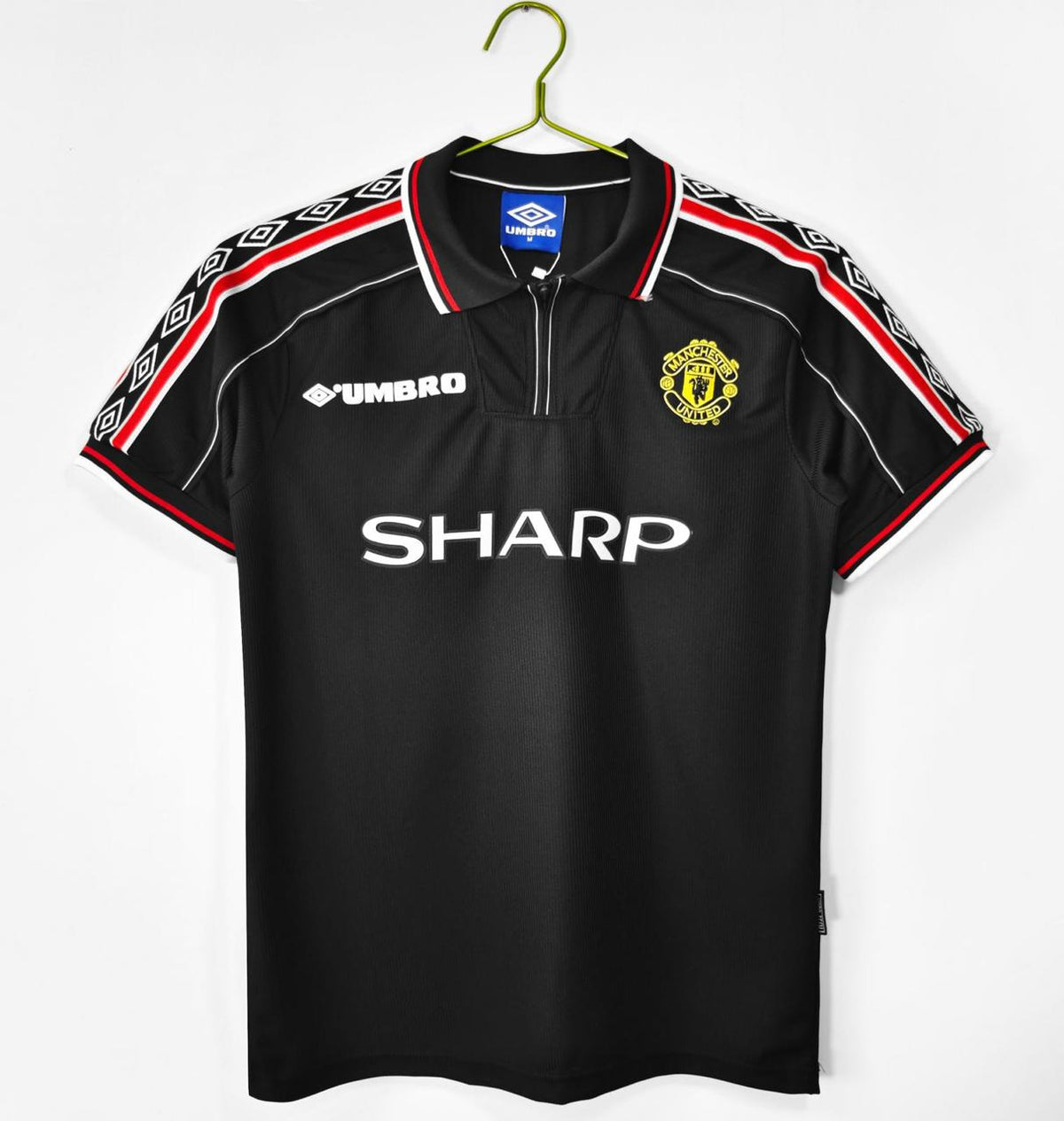 Manchester United 1998 Black Retro Jersey