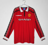 Manchester United 1998 Home Retro Jersey FULL SLEEVE