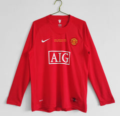 Manchester United 2008 Champions League Final Home Retro Jersey